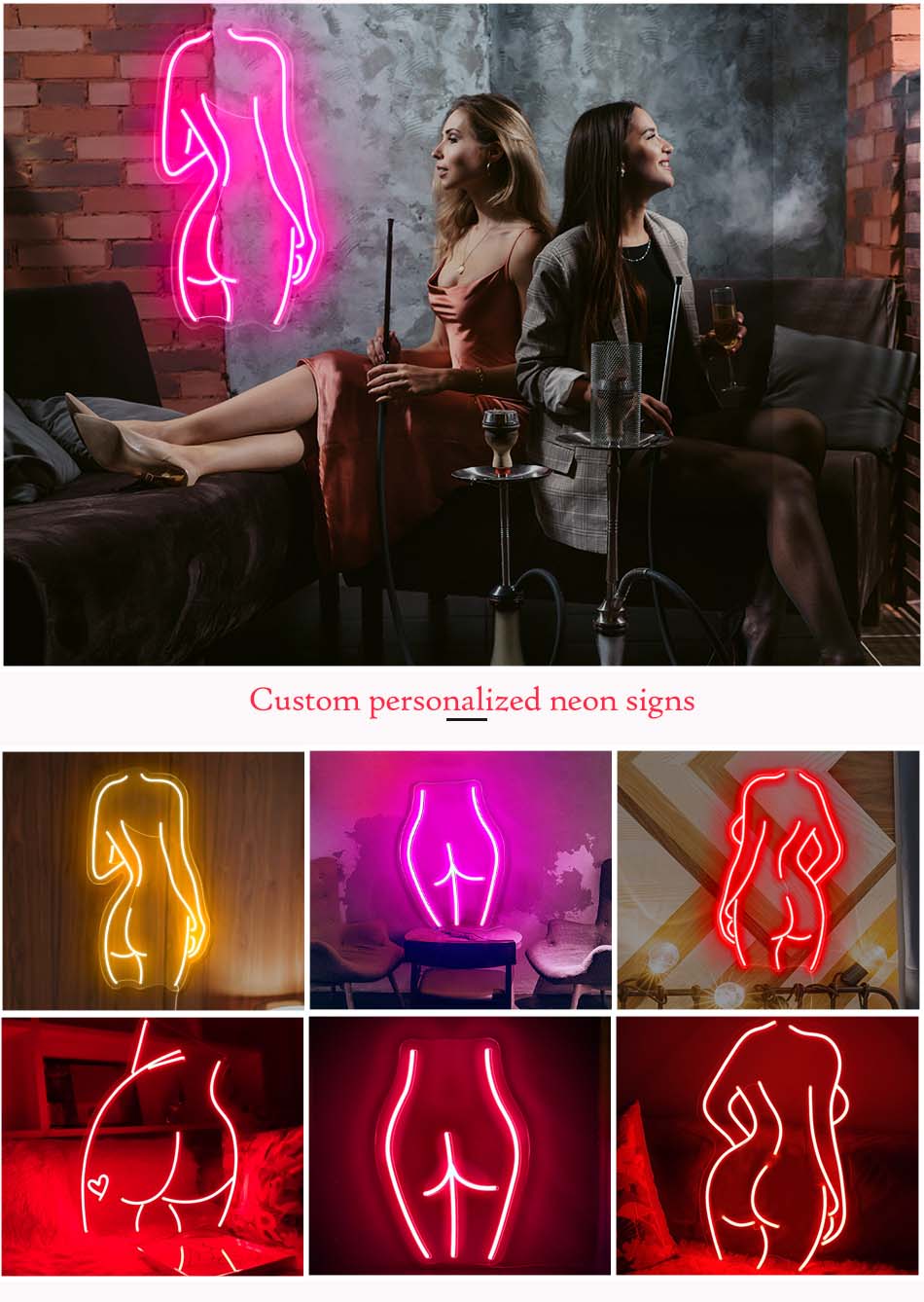 Nude neon signs