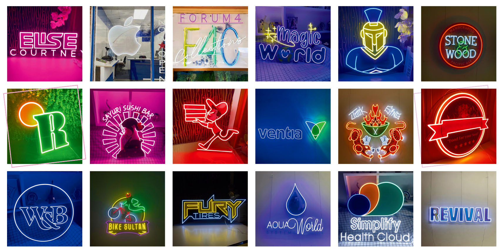 UV printing led neon light signs