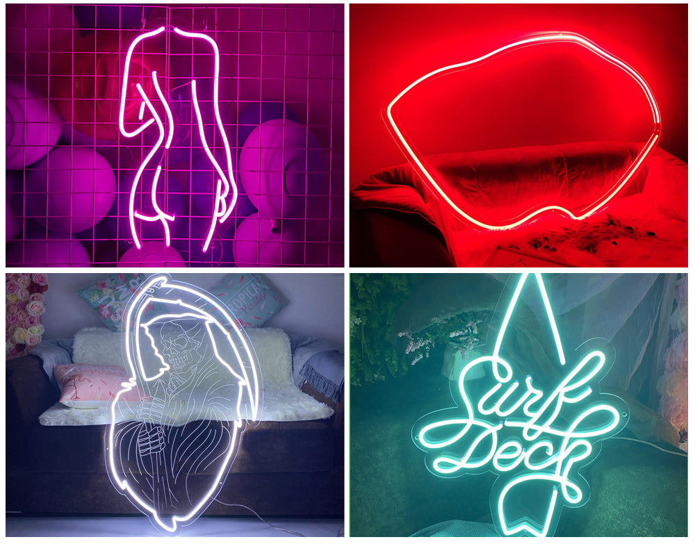 personalised led neon light signs