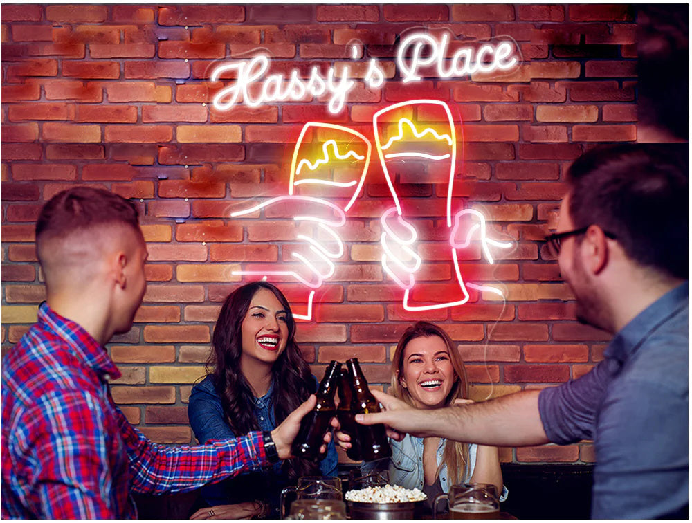 customizable name neon sign