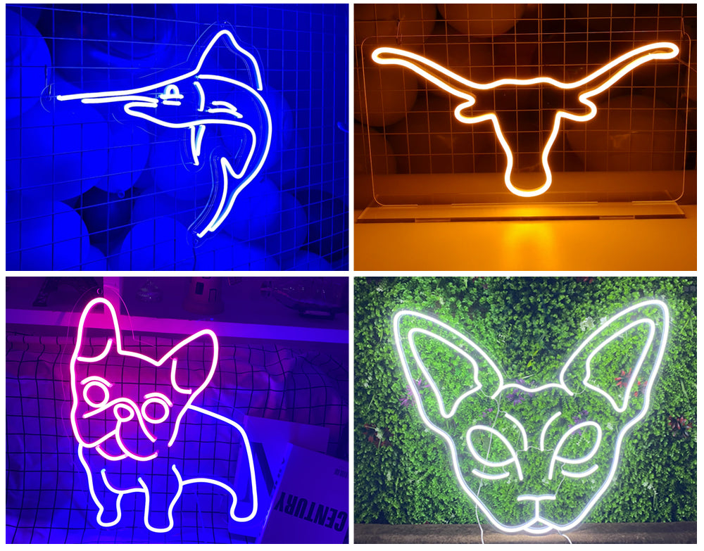 cat custom neon