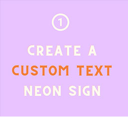neon sign