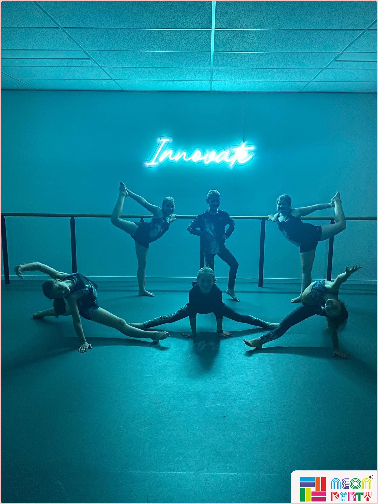 Dance studio neon sign