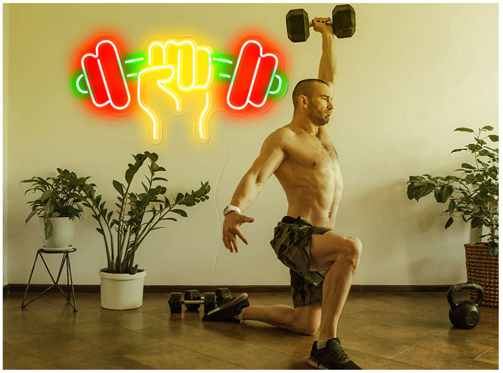 gym neon light sign
