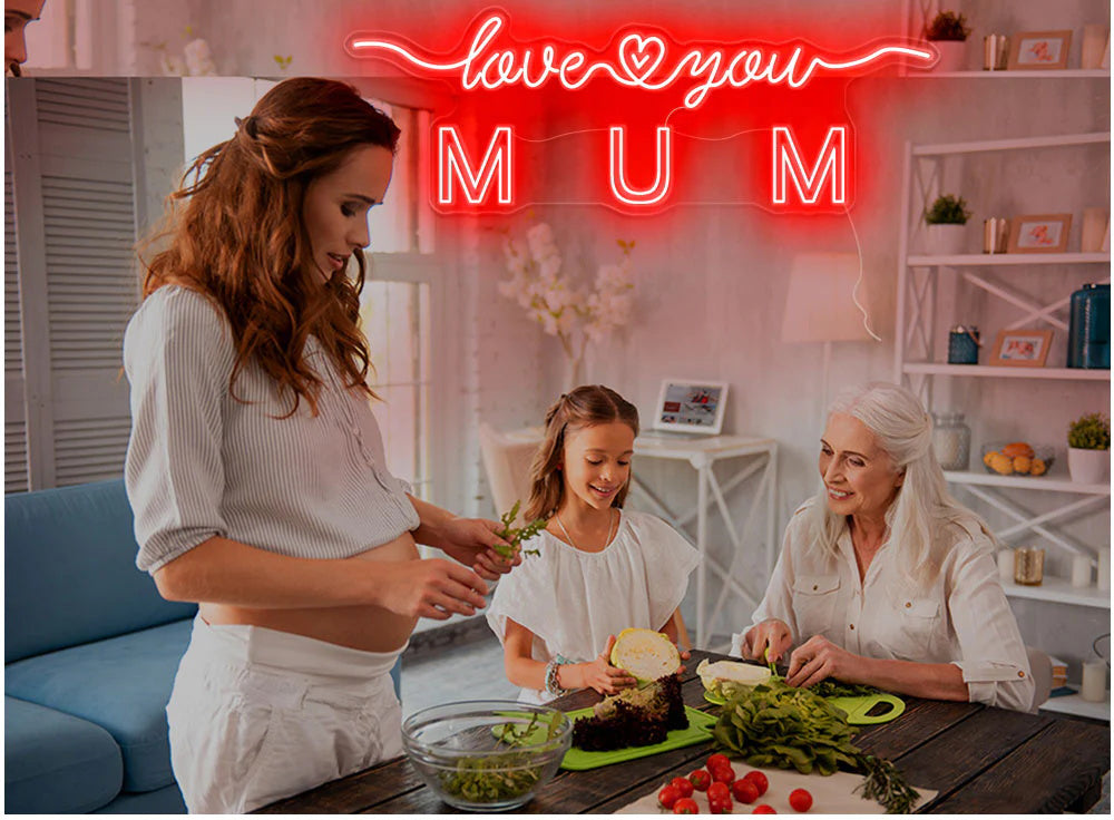 love you mun neon sign