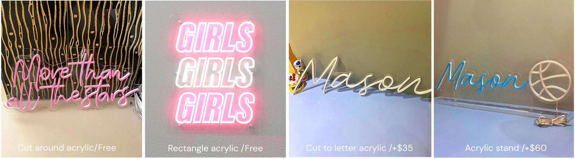 neon sign backing Neon Party AU