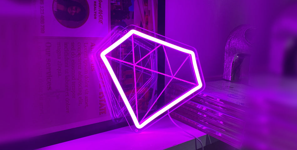 Cool Diamond Neon Lights