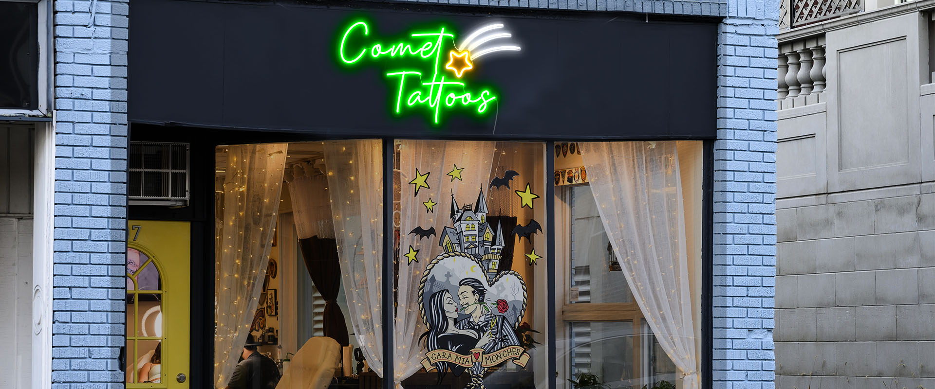 custom tattoo neon light sign
