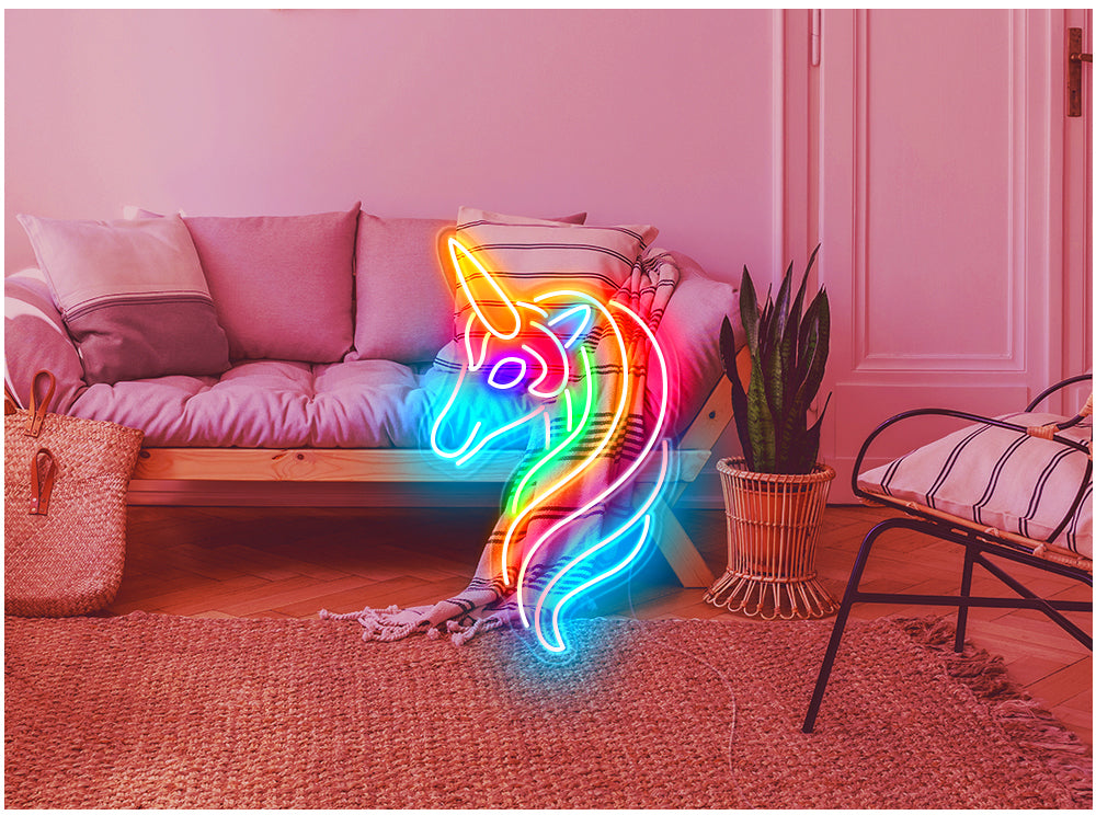 unicorn neon light