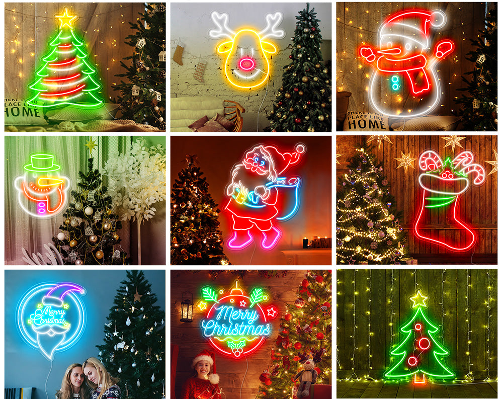 christmas neon light