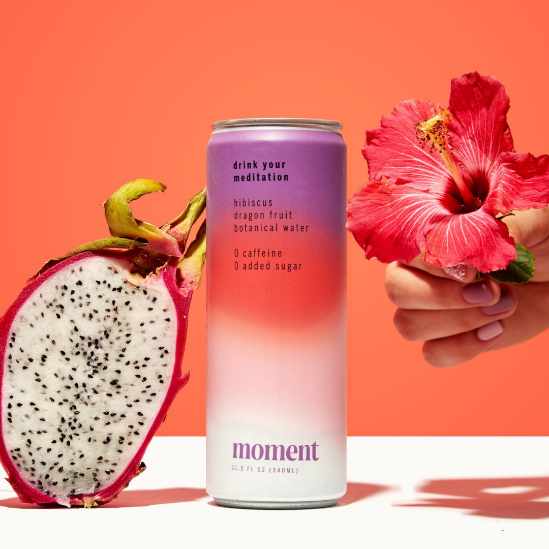 hibiscus dragon fruit adaptogen drink (12-pack)