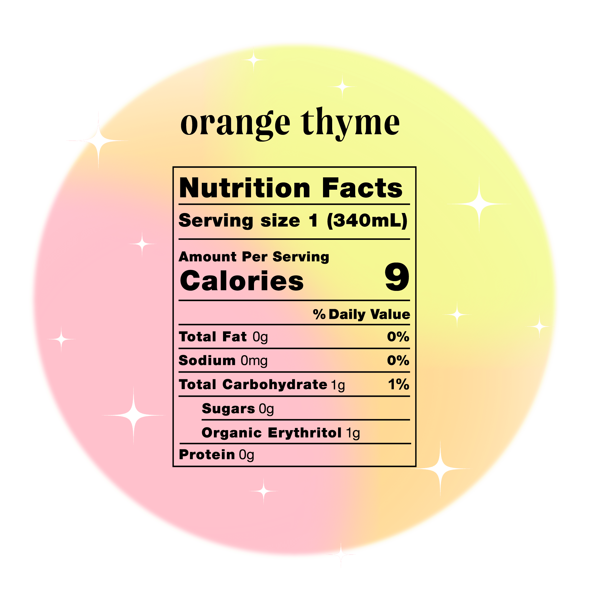 orange thyme adaptogen drink (12-pack)