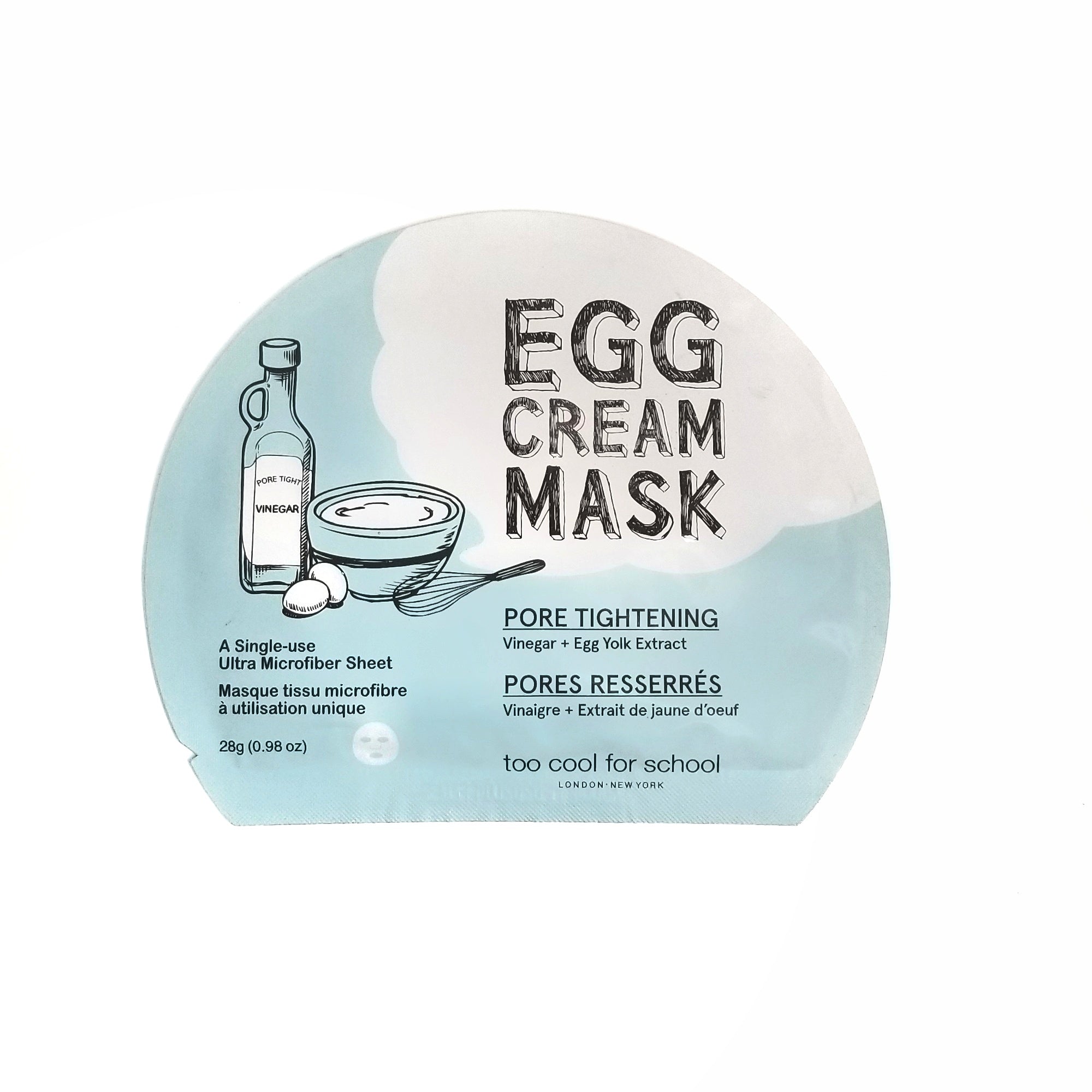 Egg Cream Mask (Pore Tightening)