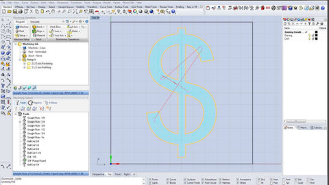 Pocket Toolpaths in RhinoCAM