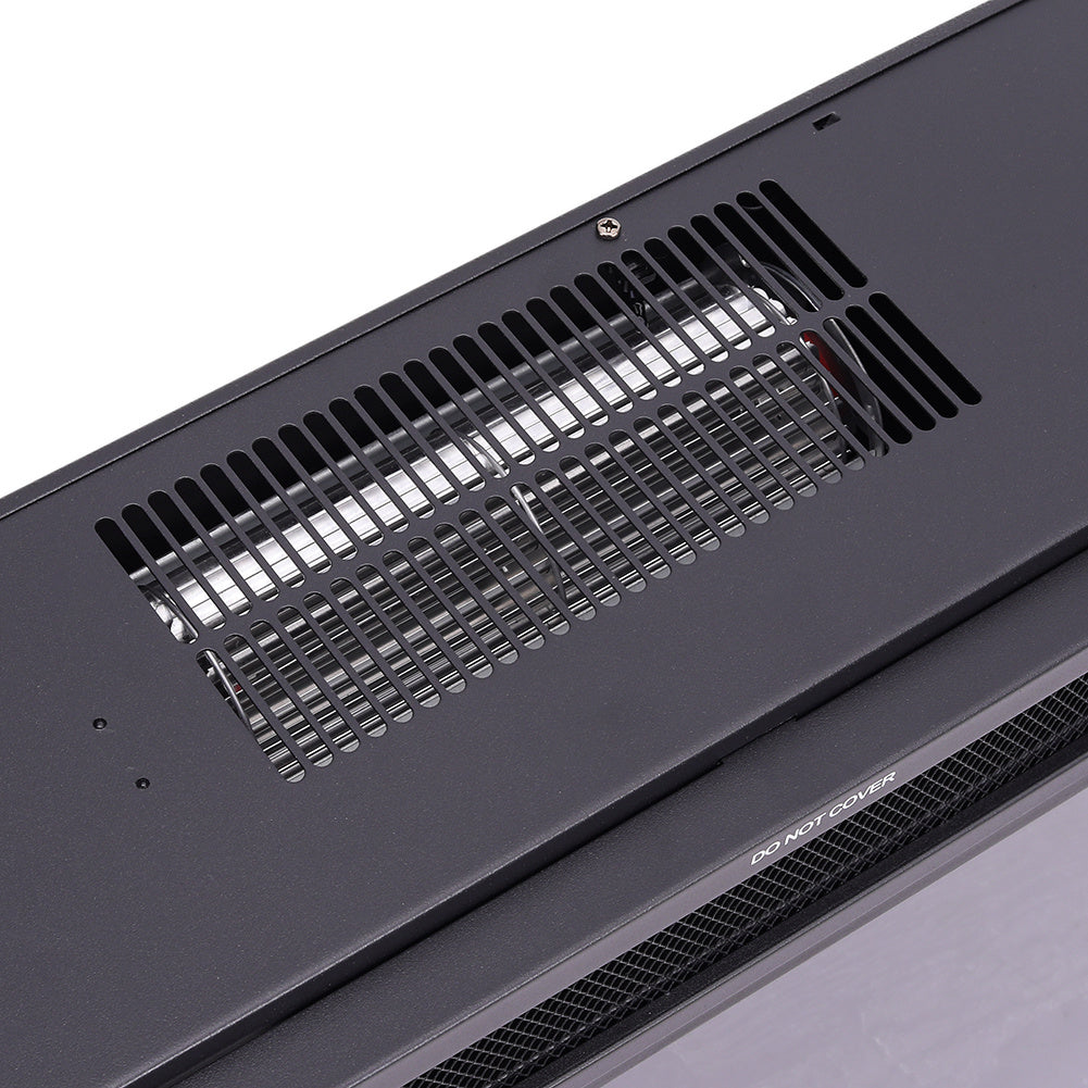 Electric Digital 7Flame LED Fireplace Wall Inset Fire Heater Stove w/Remote Wifi