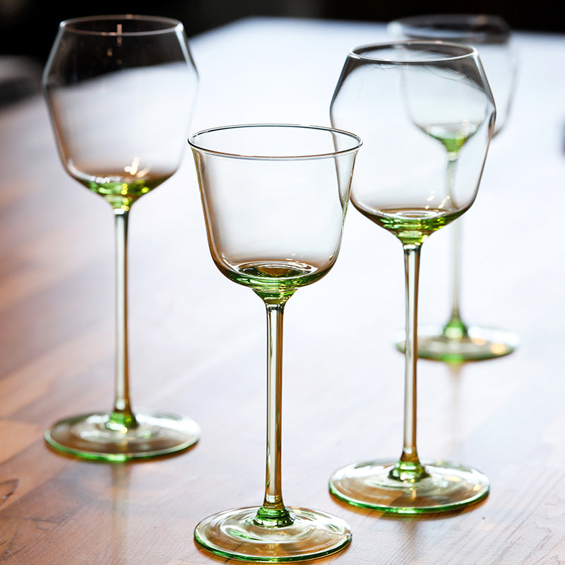 Bareqeth Green Wine Glass