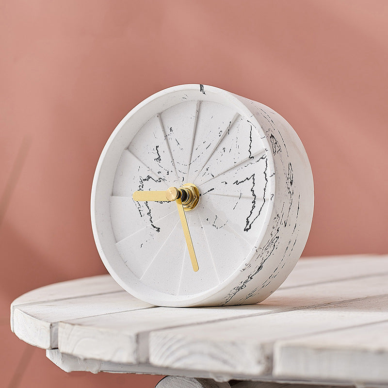 Bodil Fan Cement Clock