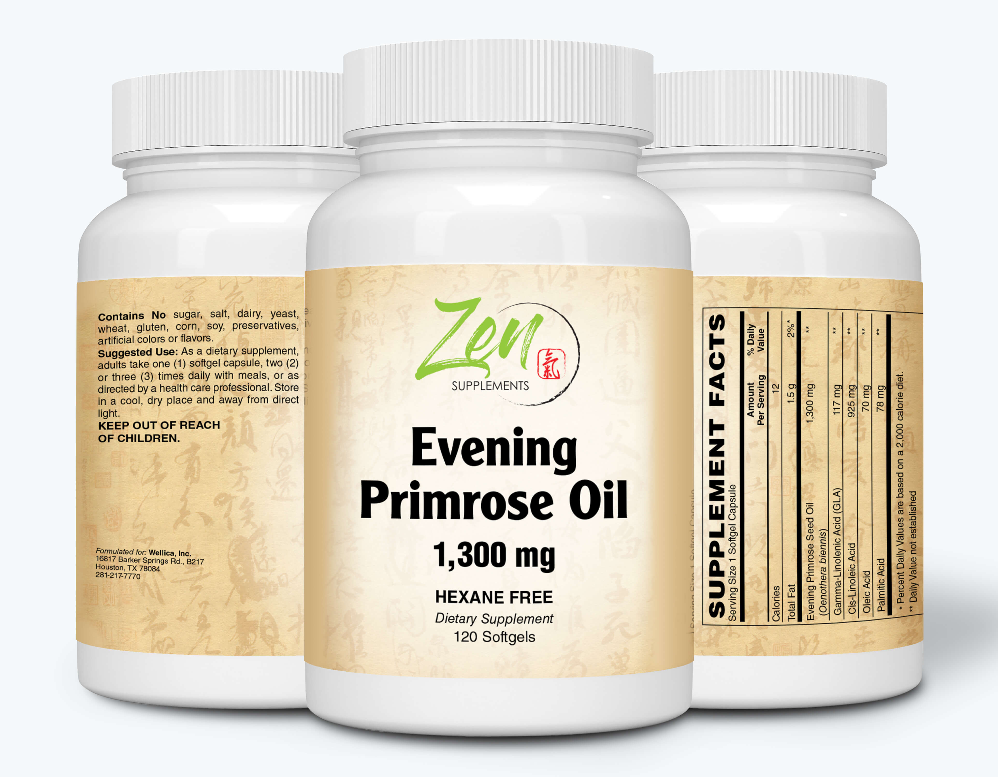 Evening Primrose Oil 1300mg - 120 Softgel