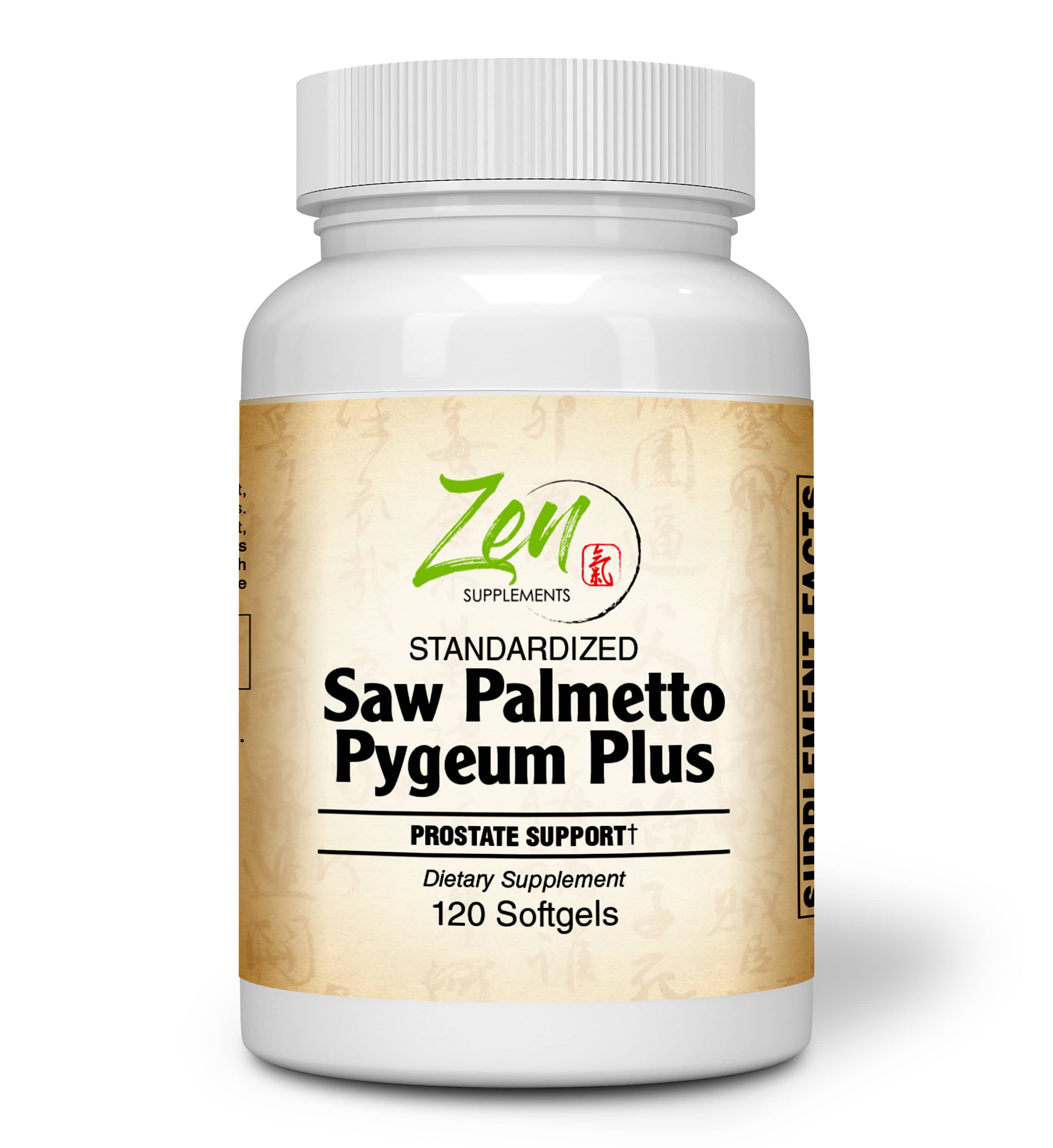 Saw Palmetto & Pygeum Plus - With L-OptiZinc? - 120 Softgel