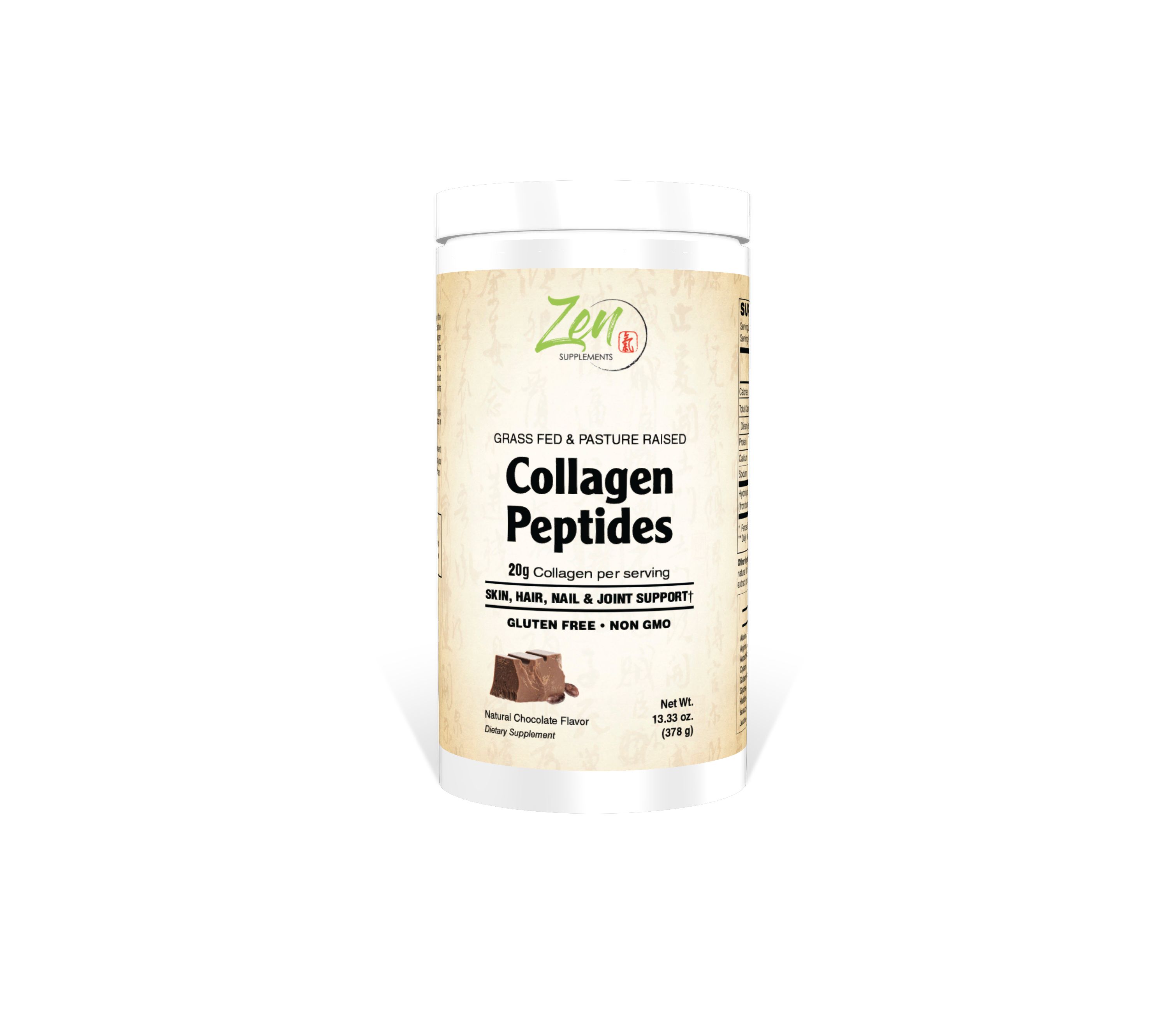 Collagen Peptides Chocolate 378g Powdered