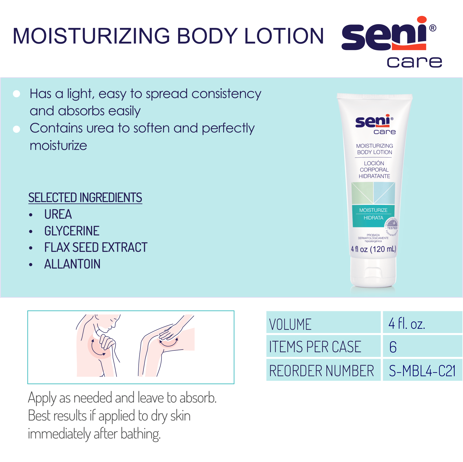 SENI CARE  Moisturizing Body Lotion