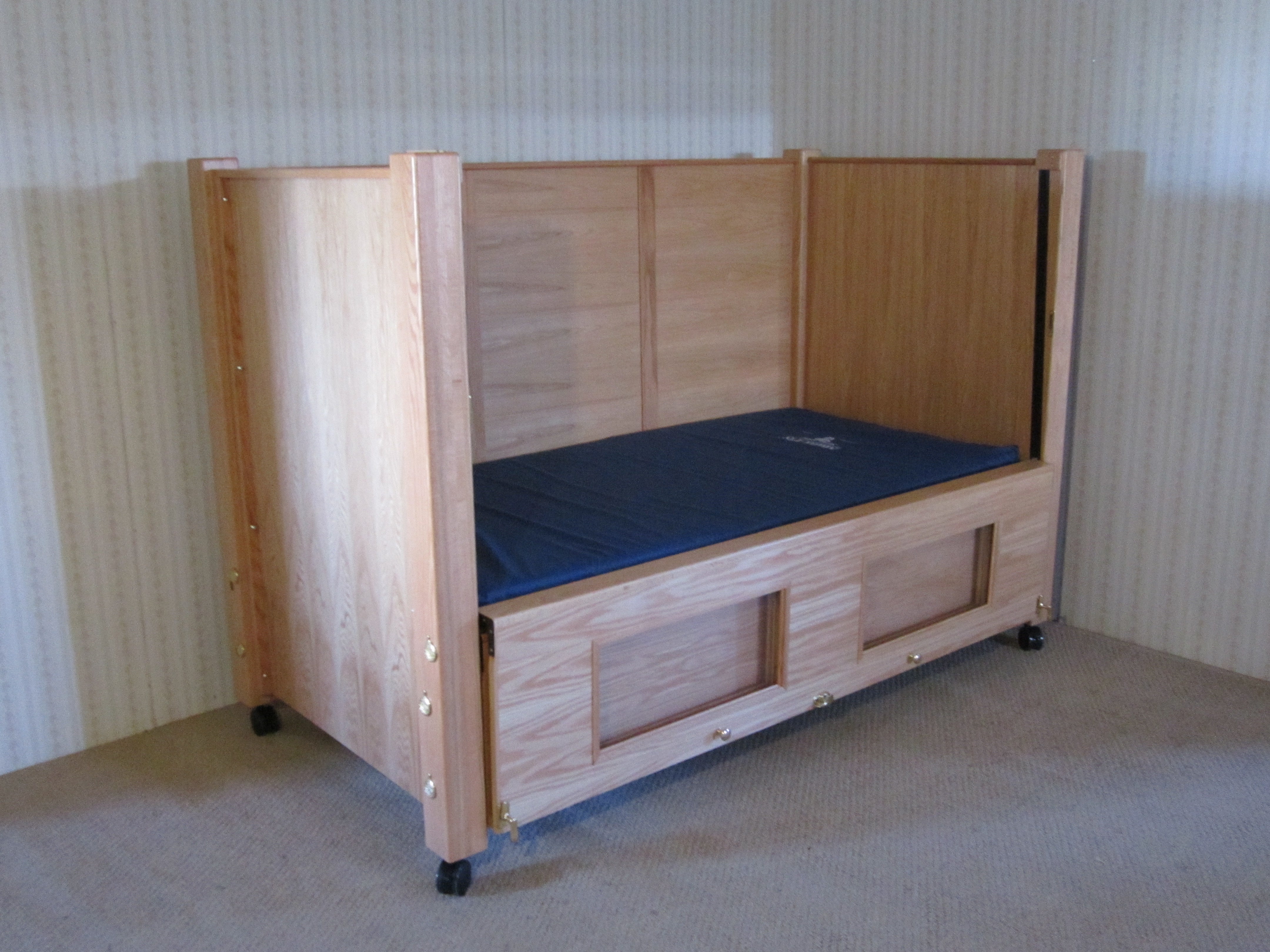 Slumber Series Twin Size Bed with Fixed Height Bunkie Board