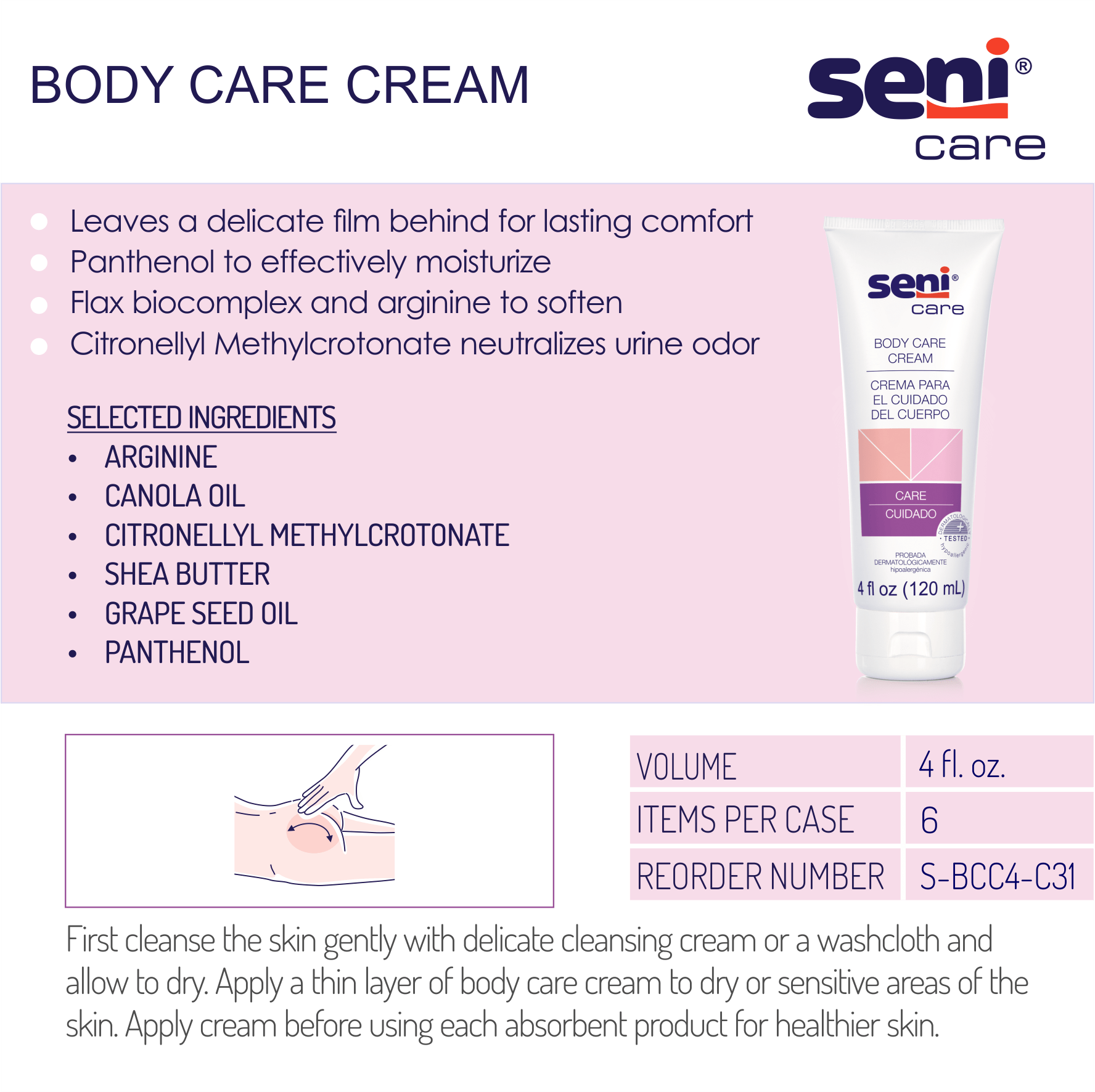 SENI CARE  Body Care Cream