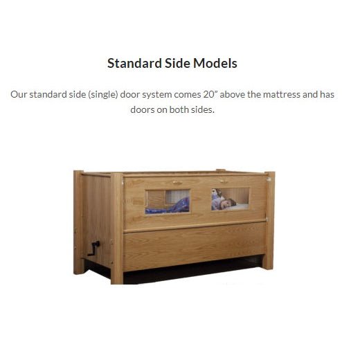 Slumber Series Twin Size Bed with Fixed Height Bunkie Board