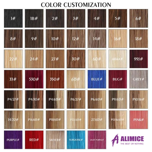 Color Chart – Alimice Hair