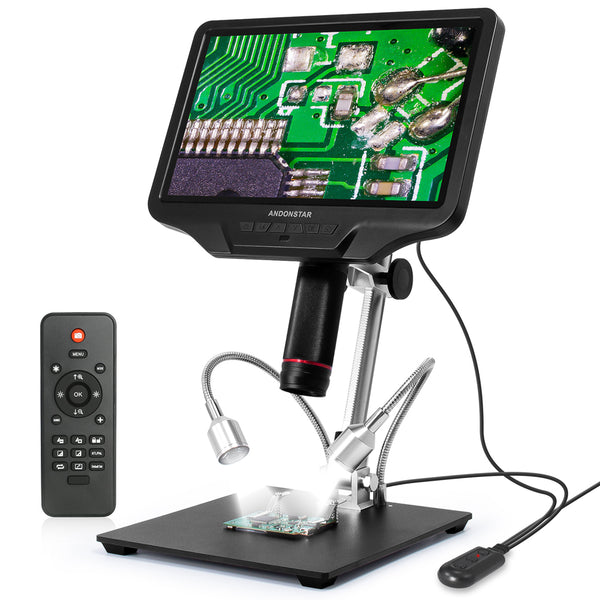 Andonstar AD409 10.1-inch Large Screen Digital Microscope HDMI For Phone Repair SMD Soldering Tool 