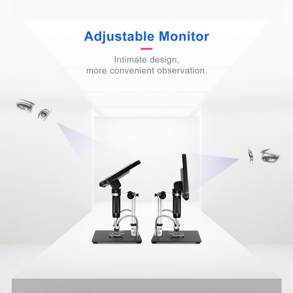 Andonstar AD409 10.1 inch Large Screen Digital Microscope HDMI SMD Soldering Tool For DIY Electronics Phone Repair