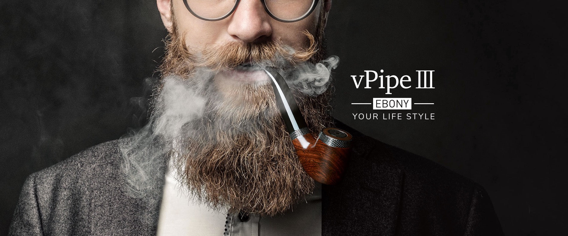 VapeOnly vPipe III Ebony e-Pipe E-Pfeife Starterset 1300mAh & 1,2ml kaufen  in Deutschland –
