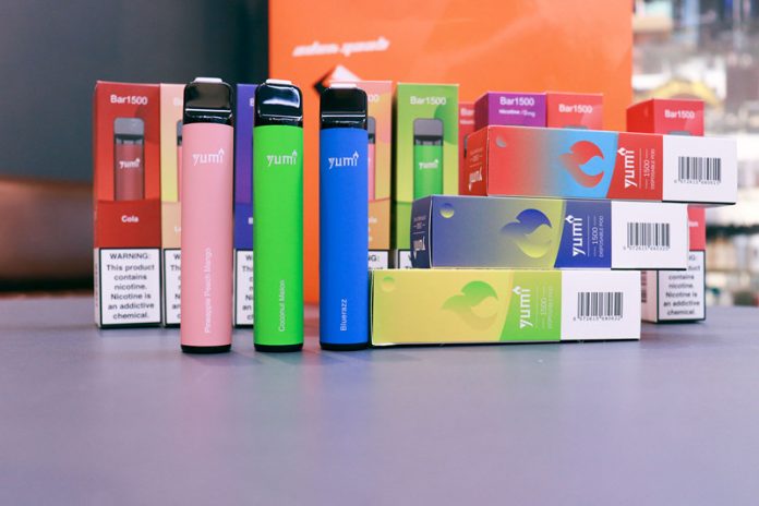 YUMI Disposable Vape with 1500 Puffs products review vapormo.com YUMI Disposable Vape with 1500 Puffs products review vapormo.com