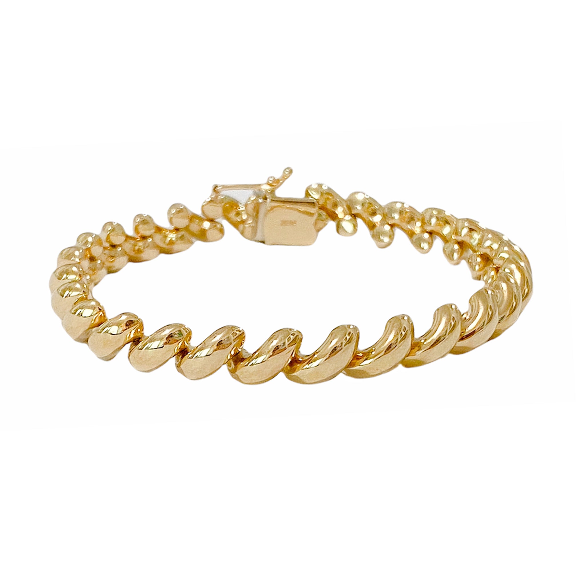 14K Gold San Marcos Chain Bracelet