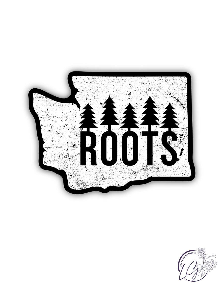 WA Roots Sticker