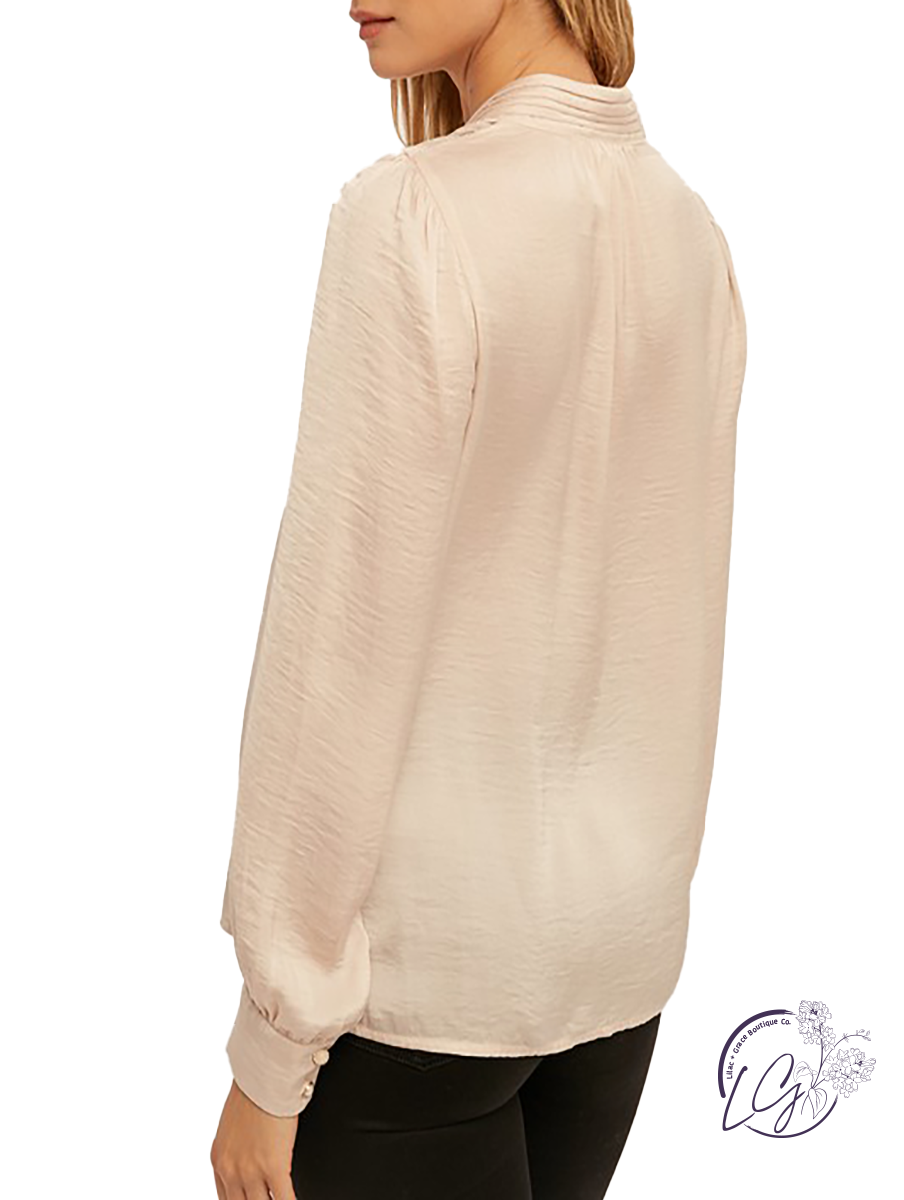 Forever and Ever Satin Blouse