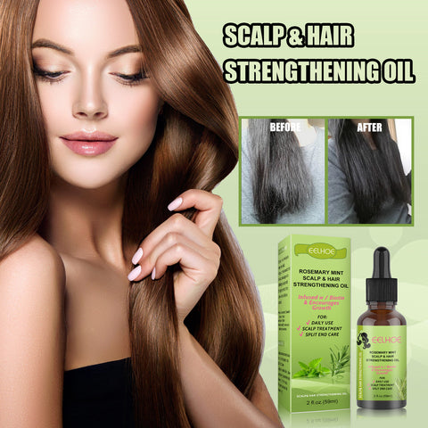 EELHOE Rosemary Mint Hair Strengthening Oil Smoothing Dry and Frizzy S –  jaynehoe