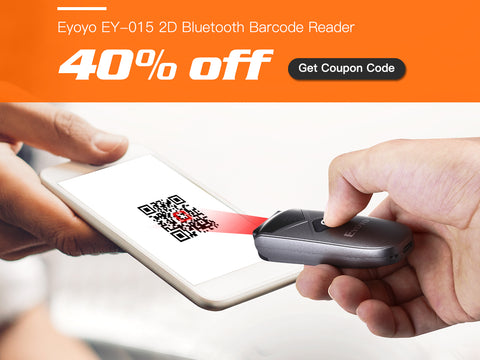 Eyoyo EY-015 2D barcode scanner 40% Off