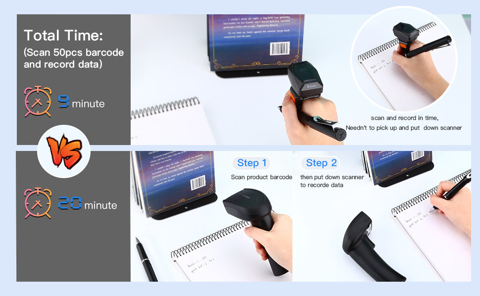 EYOYO EY-016 2D Ring barcode scanner.3