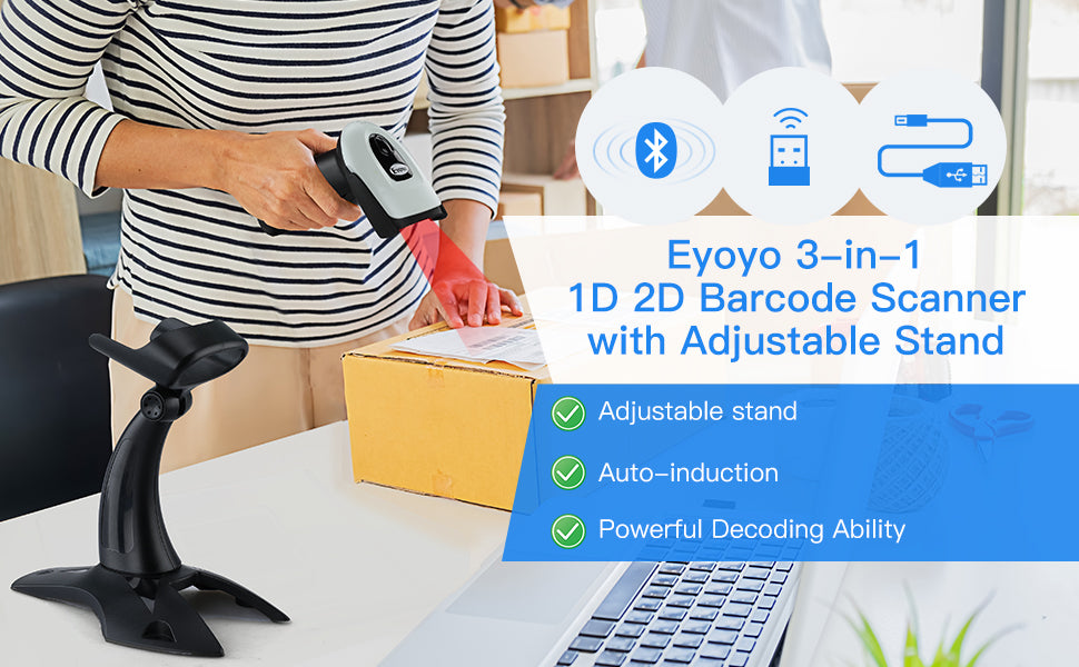 Eyoyo EY-011 handheld barcode scanner.10