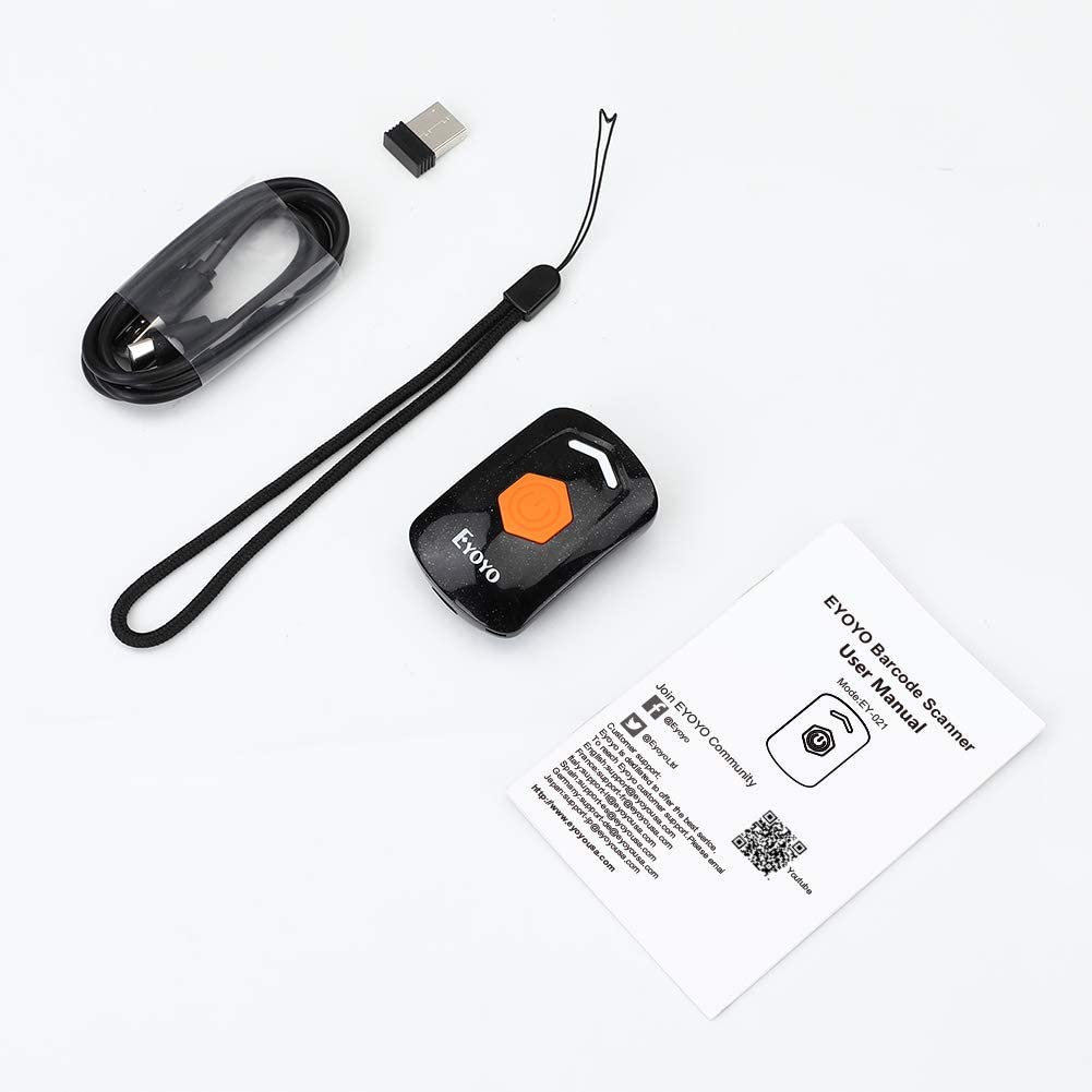 Eyoyo EY-021 2D Bluetooth Barcode Scanner.9
