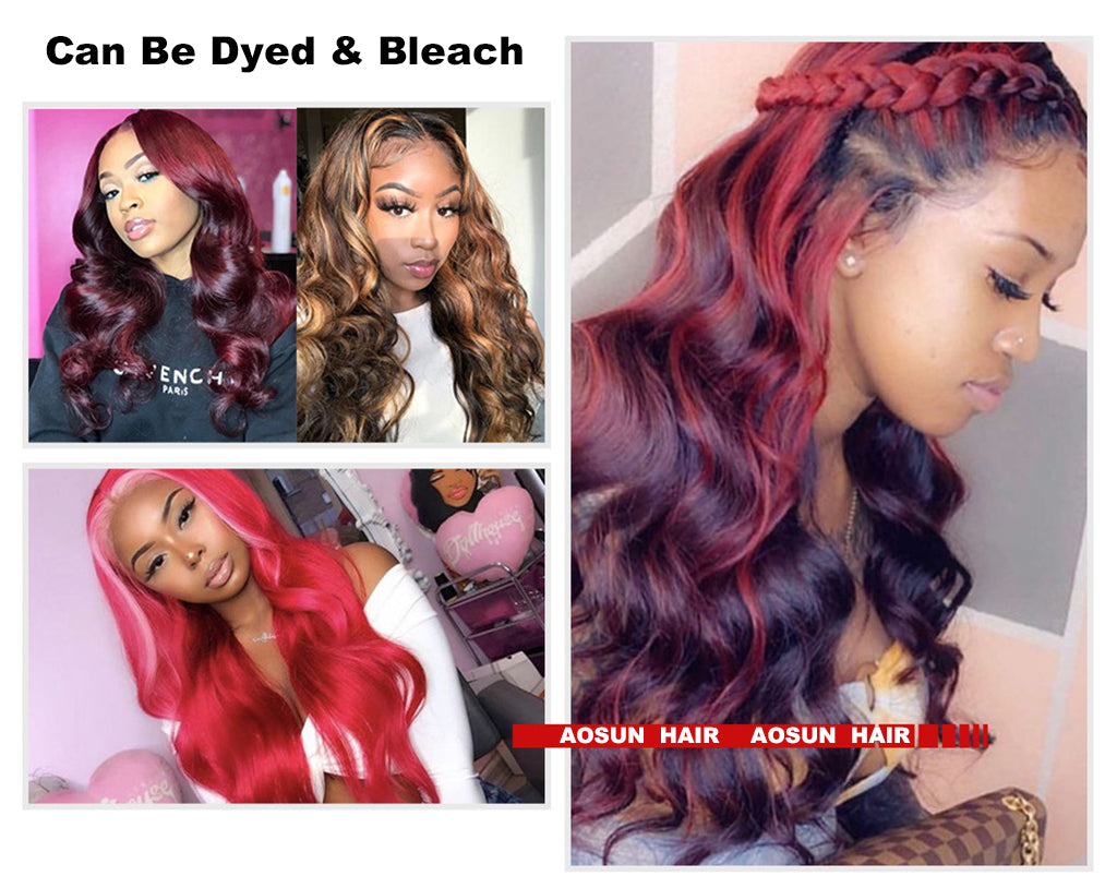 human hair body wave lace wig