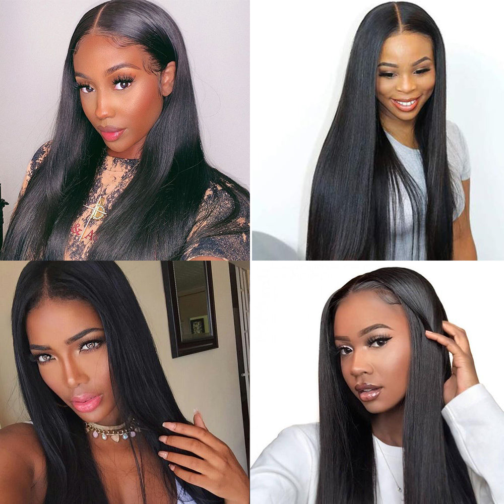 straight 13x6 lace front wig