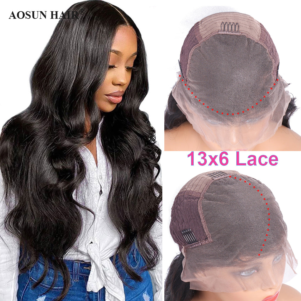 body wave front lace wig