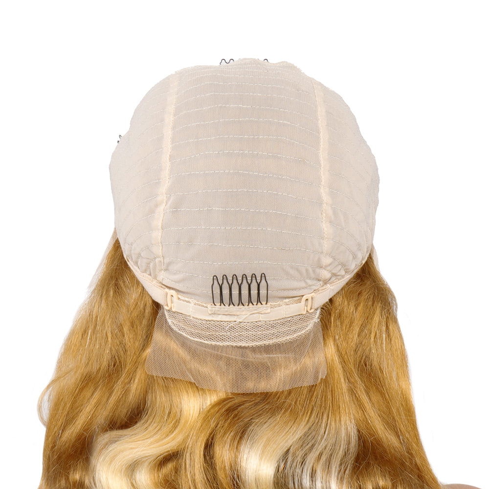 13×4  Human Hair P30/613 Color Lace Front Wigs