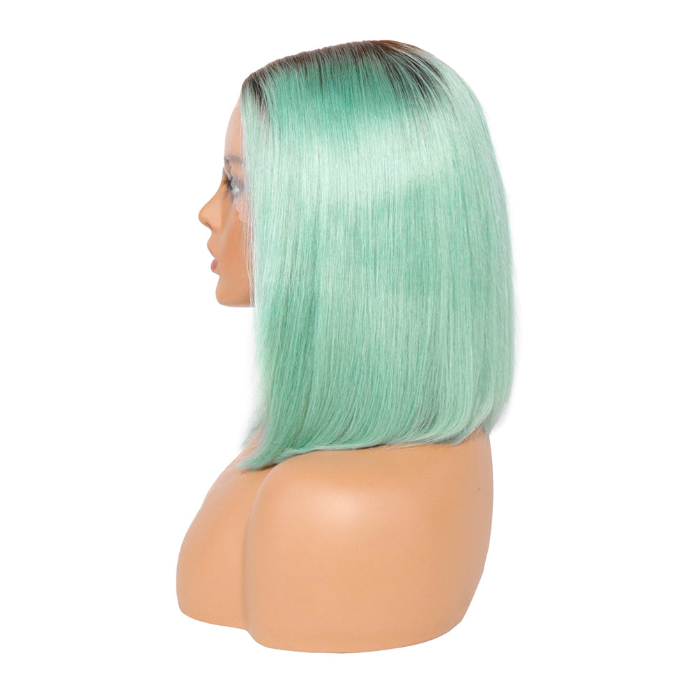 Mint Green 13x4x1 T-Part Lace Frontal Wig