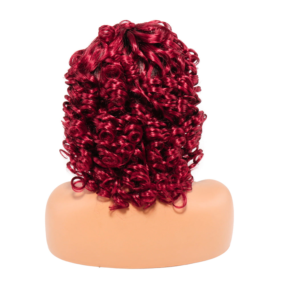 13x1 Short Curly Wigs