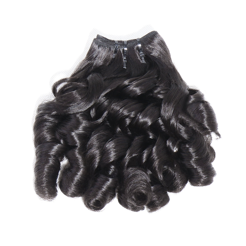 Fumi Curly Human Hair Weaves Bundles