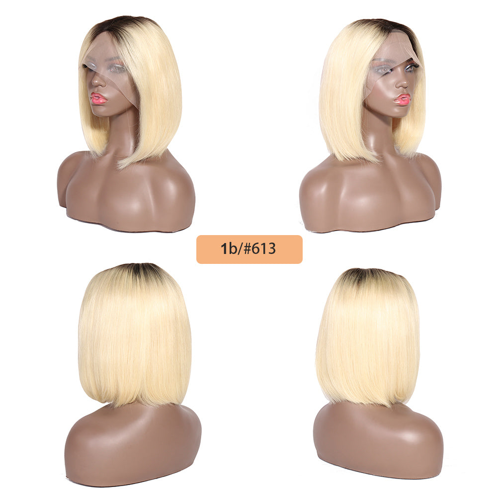 1b/613 blonde short bob wig