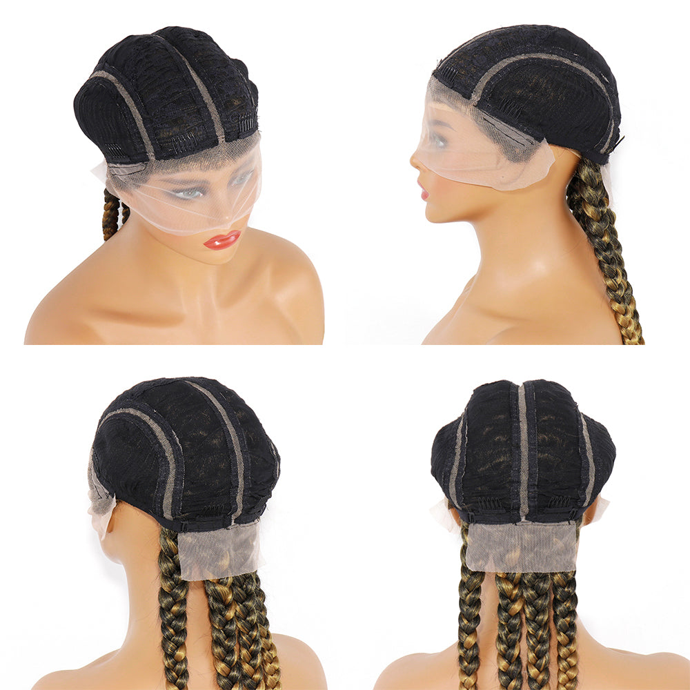 Synthetic Braided Lace Wig